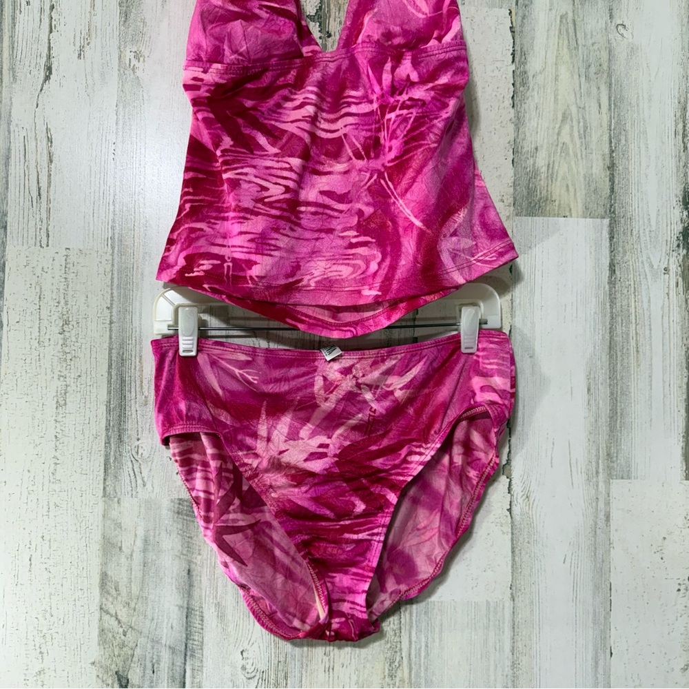Athena Pink Halter Bikini 2 Piece Suit - Picture 5 of 11
